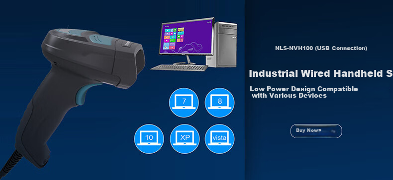 Newland HR52 2D Barcode Scanner Wired Retail Warehouse Logistics Scanner 1
