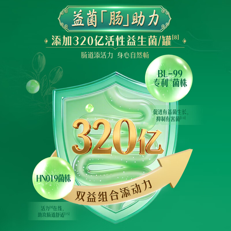 伊利欣活心活膳底 中老年奶粉 送礼 营养品 鱼油粉 植物甾醇酯 800g