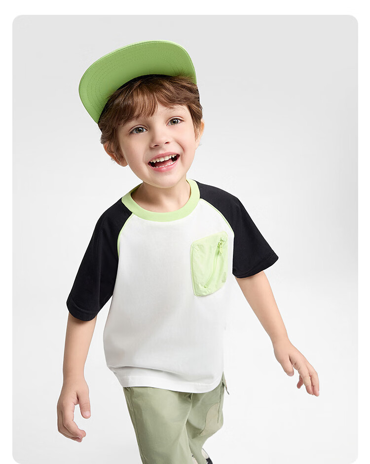 Balabala [balaOne] Kids Baby Boys Short Sleeve T-Shirt 2026 Summer Children's Top 21