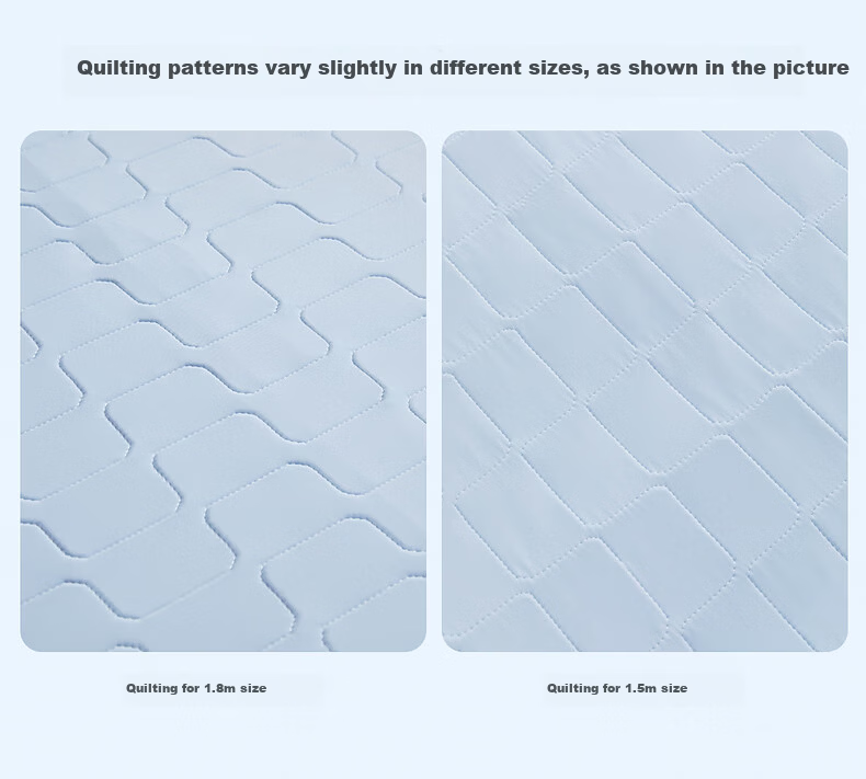 Mercury Home Textiles Cooling Ice Silk Mat 5.0 Double Bed 1.8x2m Washable Class A Three-Piece Set 8