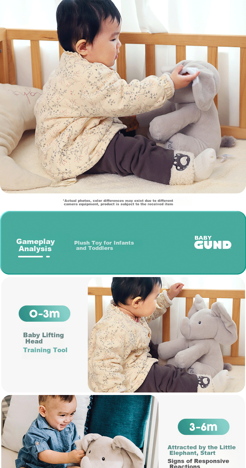 Gund, Hide-And Bear Plush Toy with Lift-Up Head, Comforting Stuffed Animal, Baby Toy for Newborns, Gift 15