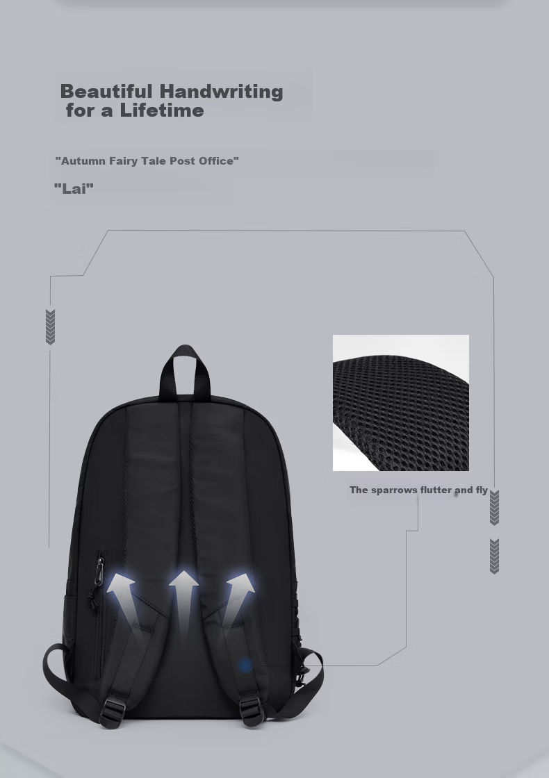 Warrior Men's Backpack Travel Business Thickened Laptop Compartment Double Shoulder Bag College Student School Bag Adult Travel Bag 12