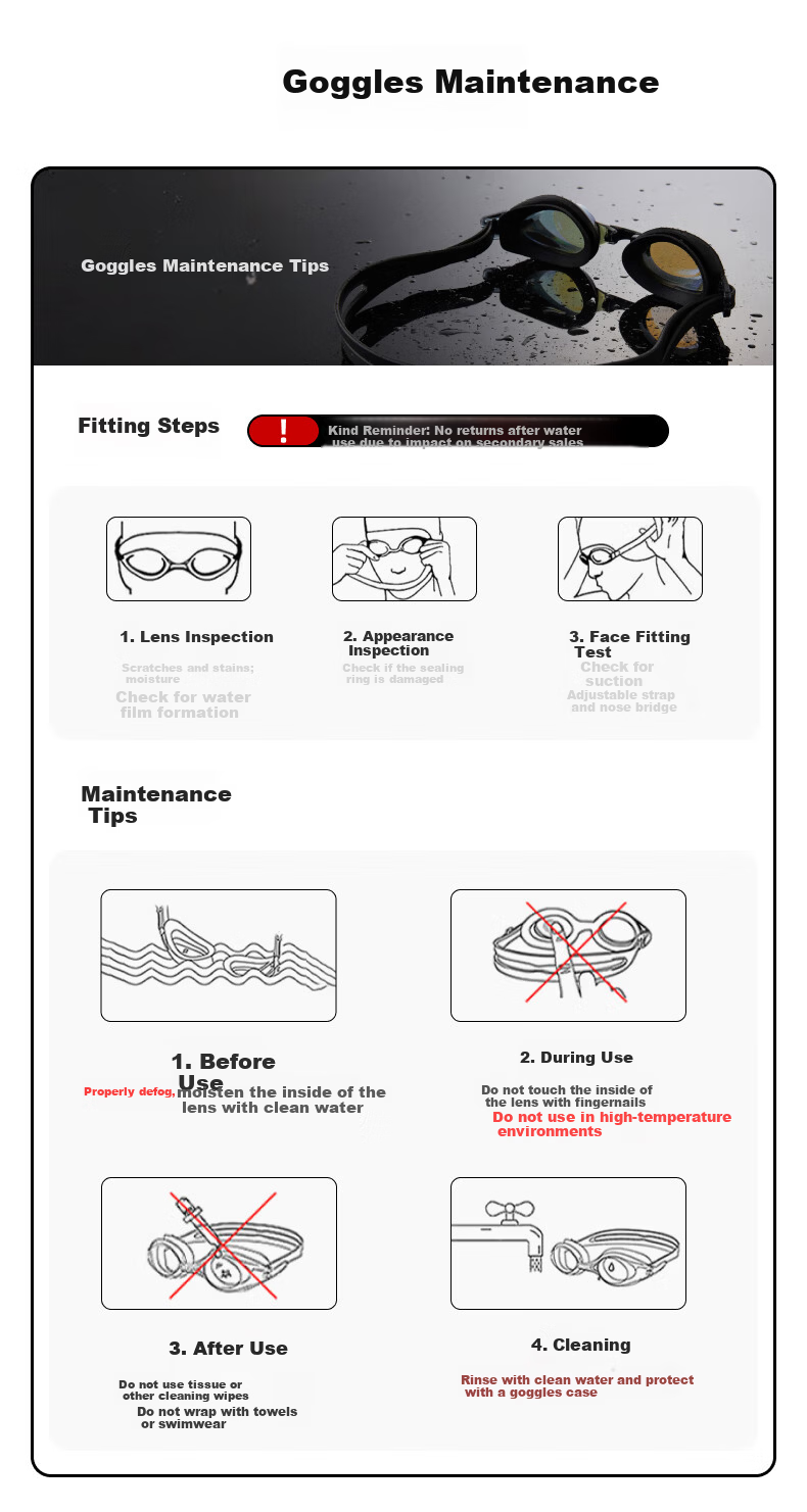 Arena New Large Frame Swimming Goggles Wide Arc Anti-Glare Anti-Fog Waterproof Comfortable Wide Vision Unisex 5