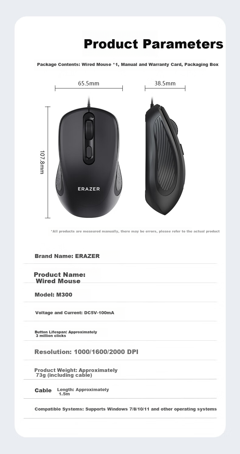 Lenovo Investment Brand Yinen Wireless Mouse Office Home Business Desktop Laptop USB Dual-Mode Connection N500 Pro Gray 11