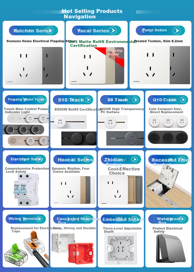 SIEMENS Socket Panel Five-Hole with USB + Type-C 20W Fast Charging Port Elegant White 5UB14743NC012P 1