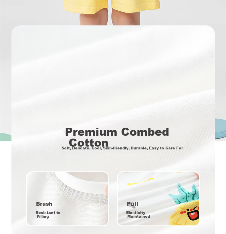 Minimumuwu Children's Vest Set Summer Sleeveless T-Shirt Set for Boys And Girls, Cool And Breathable, Heihehu, Size 100 9