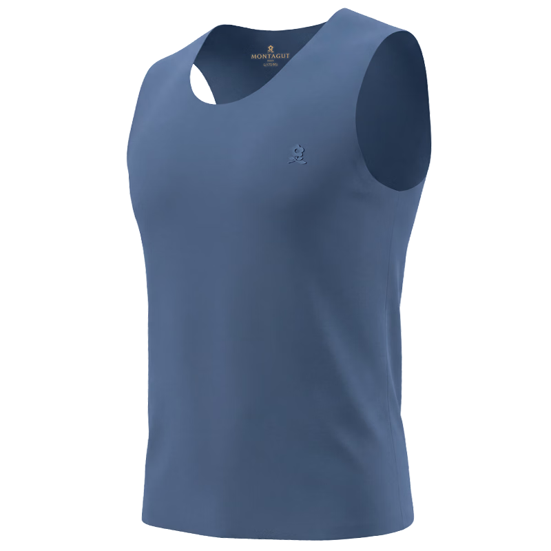 MONTAGUT 80s Modal Seamless Vest Men's Summer Thin Sports Fitness Ice Silk Cooling Tank Top