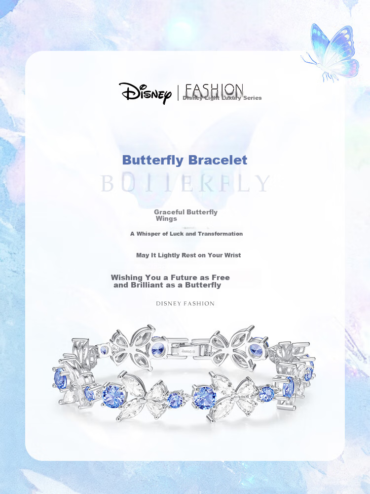 Disney Wisteria Flower Bracelet for Women Birthday Gift Unique High-End Girlfriend Present 1