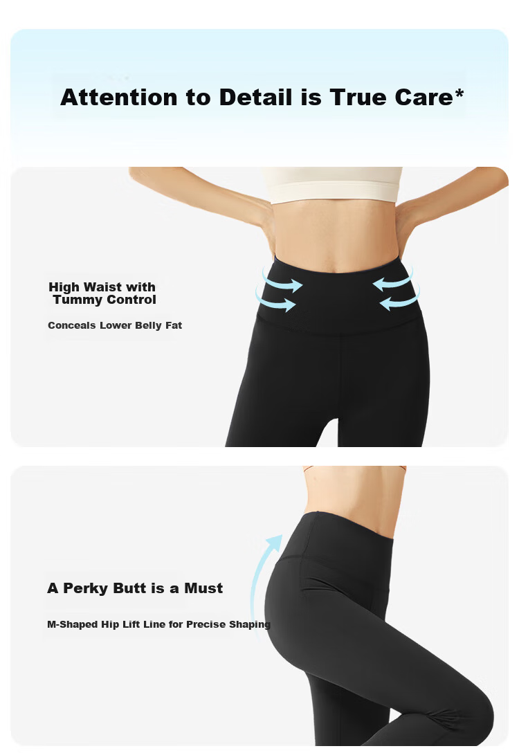 FitonTon Women's Casual Pants 2025 New High-Waist Slimming Flared Yoga Pants Elastic Waist Tapered Draped Stretch Pants 12