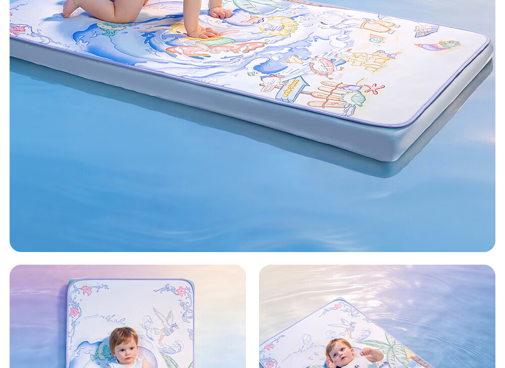 Betis Baby Cooling Mat Soft Breathable Ice Thin Pad Toddler Kindergarten Nap Mat Summer Party 120*65cm 29