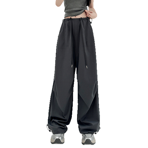 FitonTon Women's Cargo Pants, Summer 2026 Cool-Feeling Outdoor American Paratrooper Style, Loose Wide-Leg Straight Sports Casual Trousers for Wome