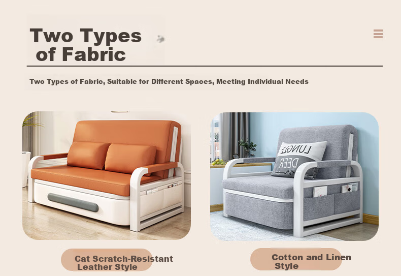 Yamile Foldable Sofa Bed 2-in-1 2025 New Model Pull-Out Foldable Multifunctional Small Apartment Single Sofa Bed 11