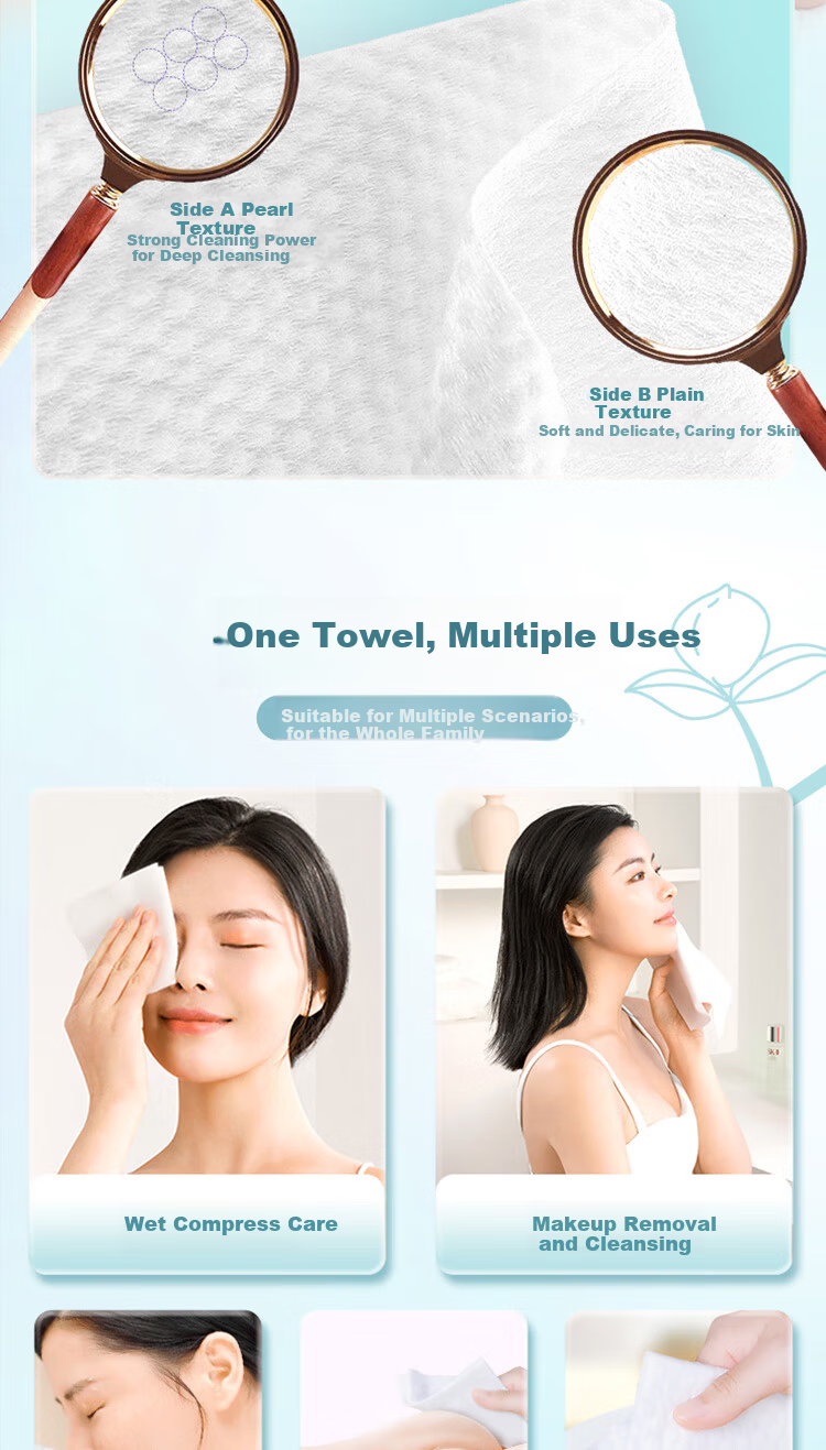 C&S White Tea Facial Wipes 180 Sheets Hanging Disposable Thickened Absorbent Face Towels Suitable for Baby Use 8
