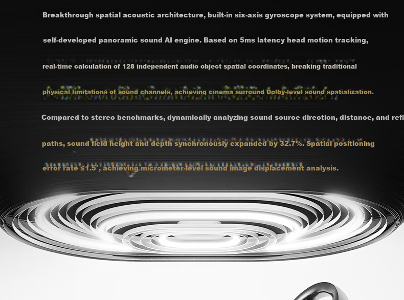 IKF Moonlight [LDAC Sound Quality] Bluetooth Clip-On AI Translation Earphones Wireless Open Bone Conduction Head Tracking Sports 2026 New Model Athens Black 22