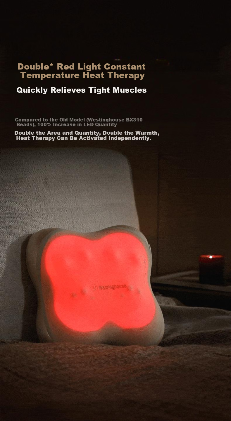 Westinghouse American Westinghouse [Mid-Autumn Festival Gift] BX6-C Waist Massager Shoulder Neck Lumbar Back Massage Device Massage Cushion Office Full Body Pillow for Elders 29