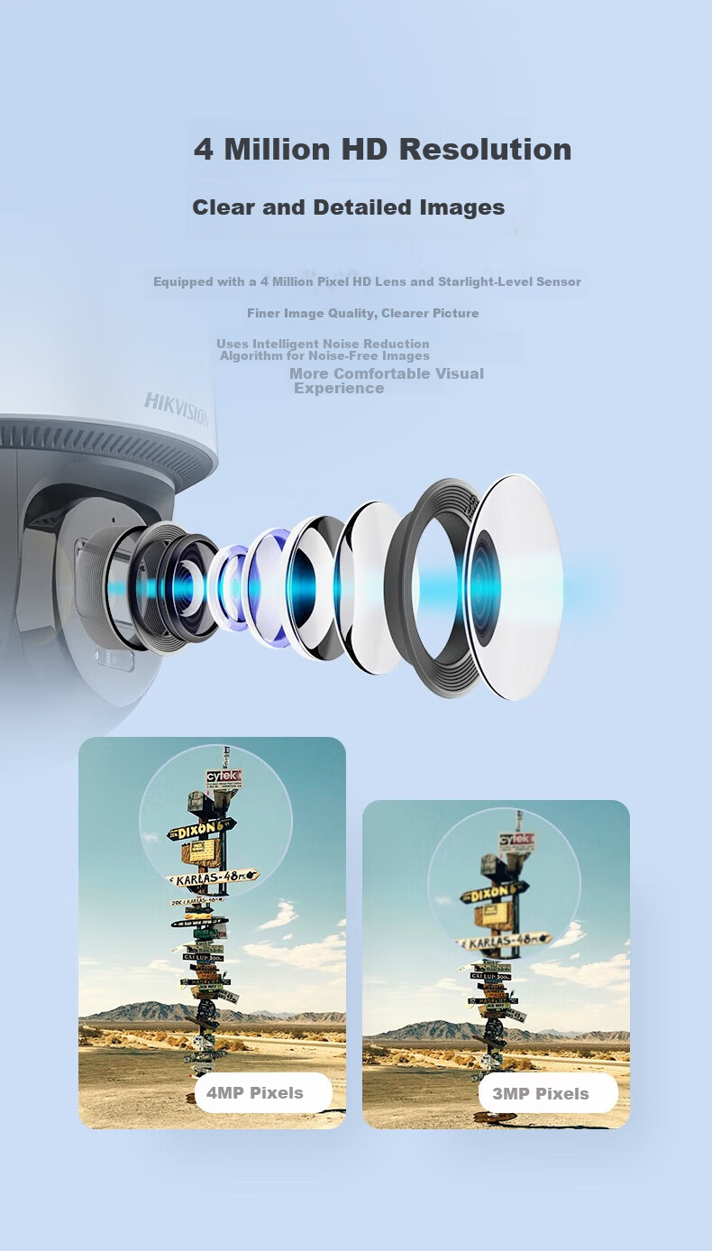HIKVISION POE Starlight Night Vision Network Surveillance Camera 2MP Commercial Indoor Outdoor HD Smart Dome DS-2CD3326WDV3-I 9