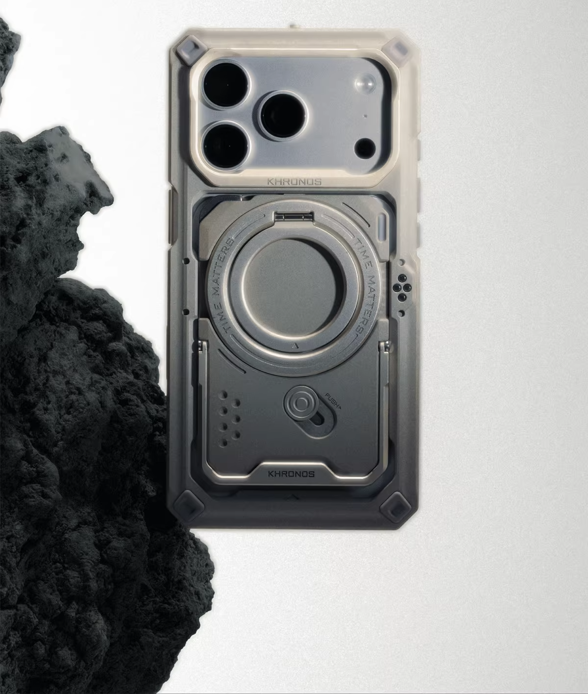 TILTA Iron Head iPhone 17 Pro Rabbit Cage Photography Protective Case KHRONOS Meteorite Series - Star Soil Orange 5