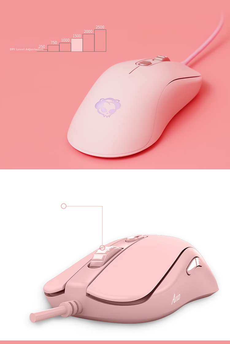 AKKO Pulse01 Wireless Gaming Mouse, Ergonomic Office Wired Bluetooth Mouse, 3950 Tri-Mode Laptop Mouse, Type-C Rechargeable 1
