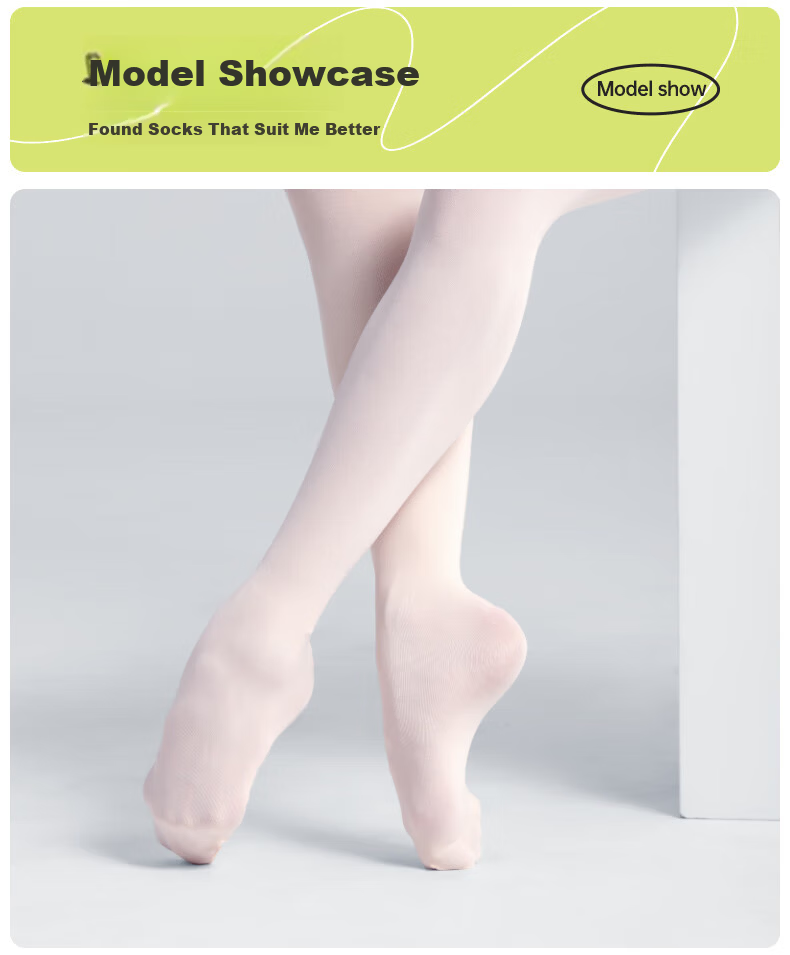 Bowuwuyuan Dance Tights for Adult Women, White Dance Pantyhose Stockings, Ballet Dance Exam Special Large Stockings White Silk 9