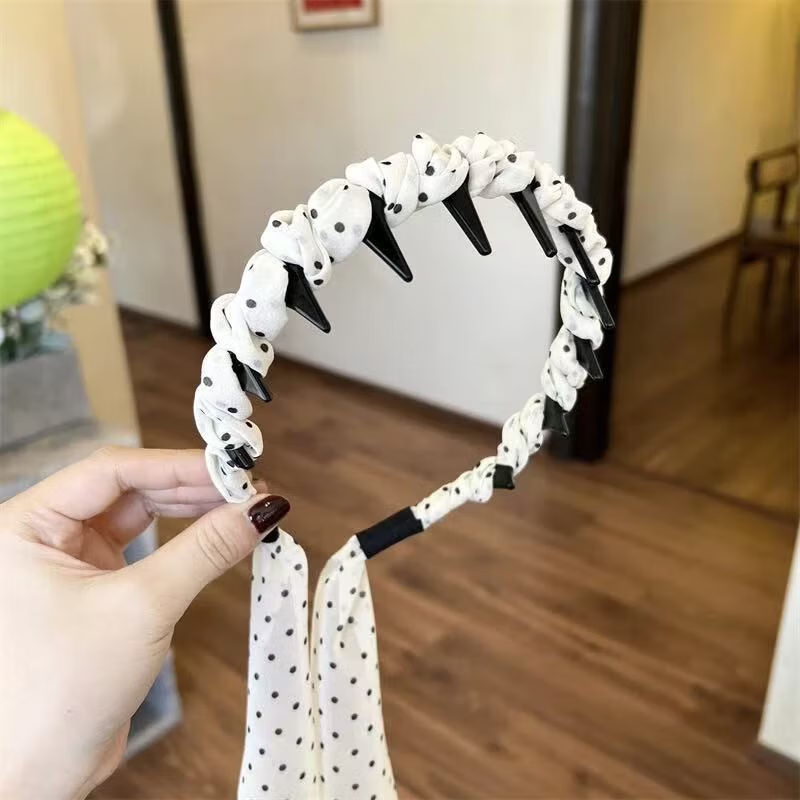 NIANFIN Korean Style Cute Cat Ear Headband Plush Hairband Makeup Hair Clip Sweet Hair Accessory 2026 New Model 7