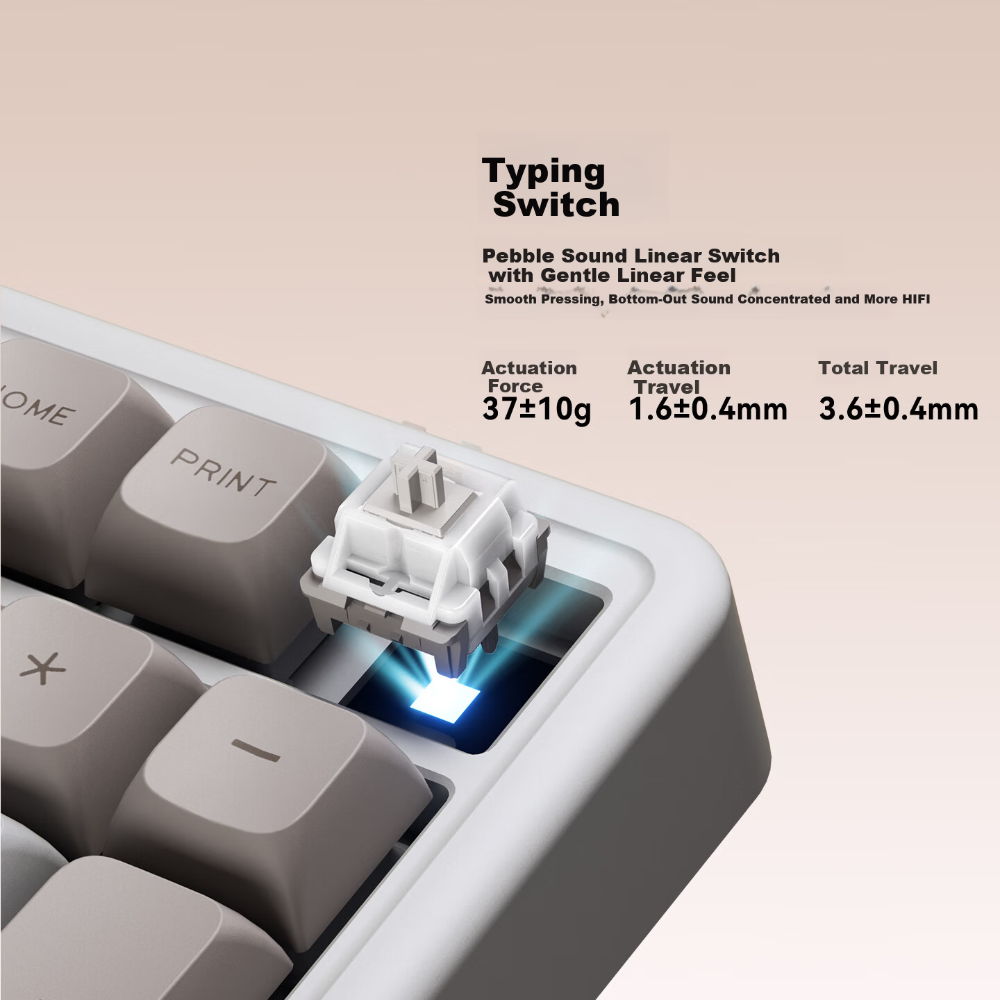AUSDOM H98 Wireless Mechanical Keyboard, 98 Keys, Bluetooth Tri-Mode, E-Sports Gaming, Computer Office, Customizable Keyboard, Gasket Structure, Laptop And IPad Keyboard, Retro Time Capsule