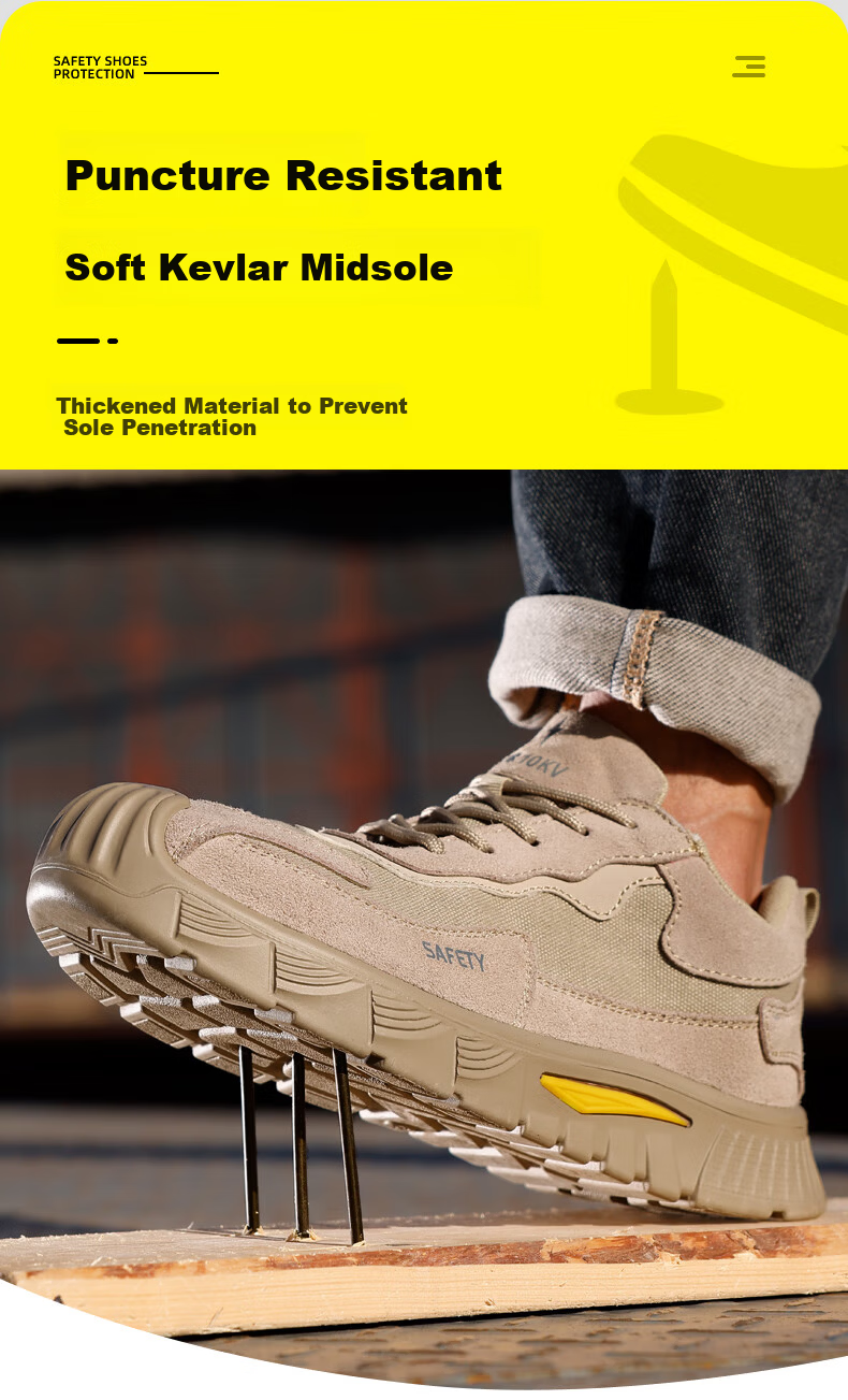 JUNBU Men's Winter Insulated 10KV Electrician Safety Work Shoes Anti-Smash Anti-Puncture Comfortable Construction F100 Size 39 3