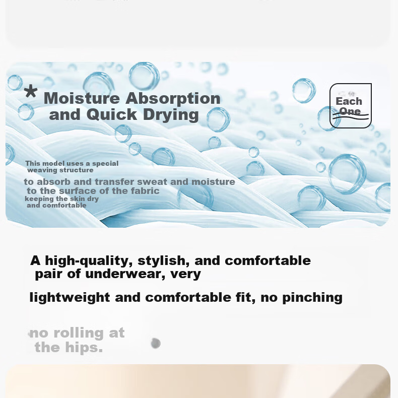 Yuzhaolin Women's Ice Silk 10A Antibacterial Seamless Cooling Quick-Dry Breathable Comfortable Girl's Triangle Underwear M 15