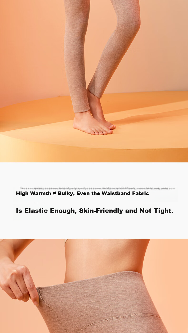 Youkeshu Women's Thermal Pants 2026 Autumn Winter New Thickened Fleece Cashmere Antibacterial Seamless Slimming Base Layer Leggings 8