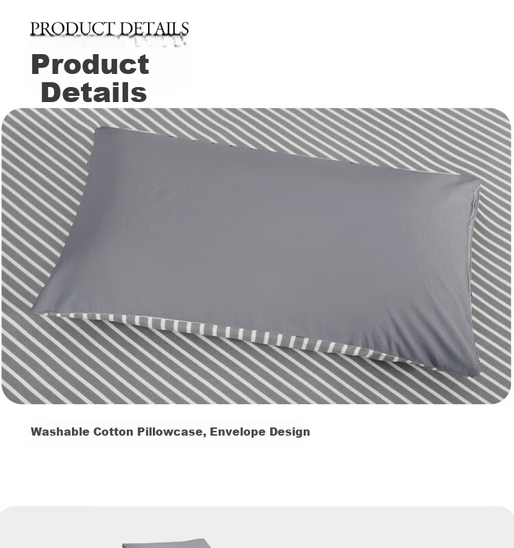 Mercury Home Textile 4-Piece Bedding Set 100% Cotton Washed Cotton Skin-Friendly Breathable Duvet Cover Pillowcase Bed Sheet for 1.8m Bed 11
