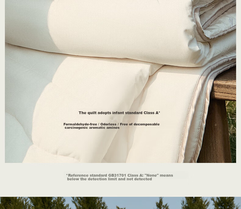 LOVO Lulaiafang, 100% Pure Cotton Class A Silk Spring And Autumn Comforter, 5.2 Jin (2.6 Kg), 220*240cm, White 7