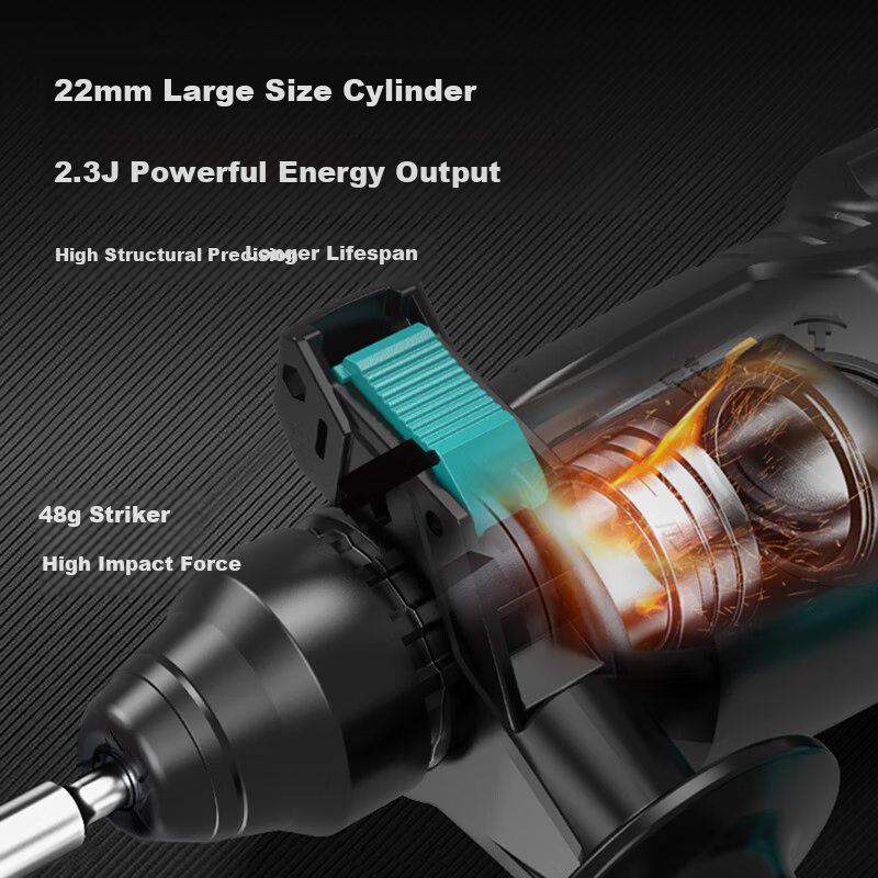 Dayi 40V Lithium Brushless Cordless Rotary Hammer Drill 22mm Electric Hammer Chisel Impact Drill Slotting Four-Function Dual Battery Kit