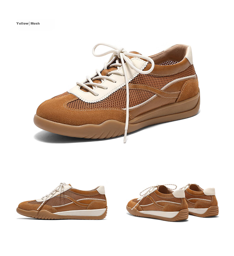 Senda Guo Yuxin Same Style Little Pony Training Shoes Women 2026 Spring New Ma Shang You Qian Agan Sneakers 4NRD5 Brown Size 35 26