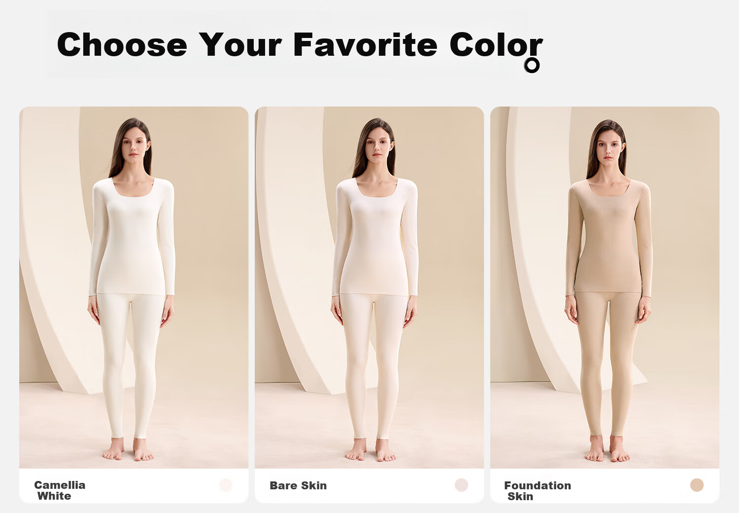 Ordifen Women's Thermal Underwear Set A-Class Seamless Fleece Lined Heat Retaining Antibacterial Autumn Winter Fleece Top and Bottom Set 24