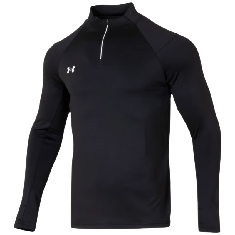 Under Armour Men's Fashion Trend Quick-Dry Breathable Stretch Athletic Long Sleeve Slim Fit Moisture-Wicking Half-Zip T-Shirt
