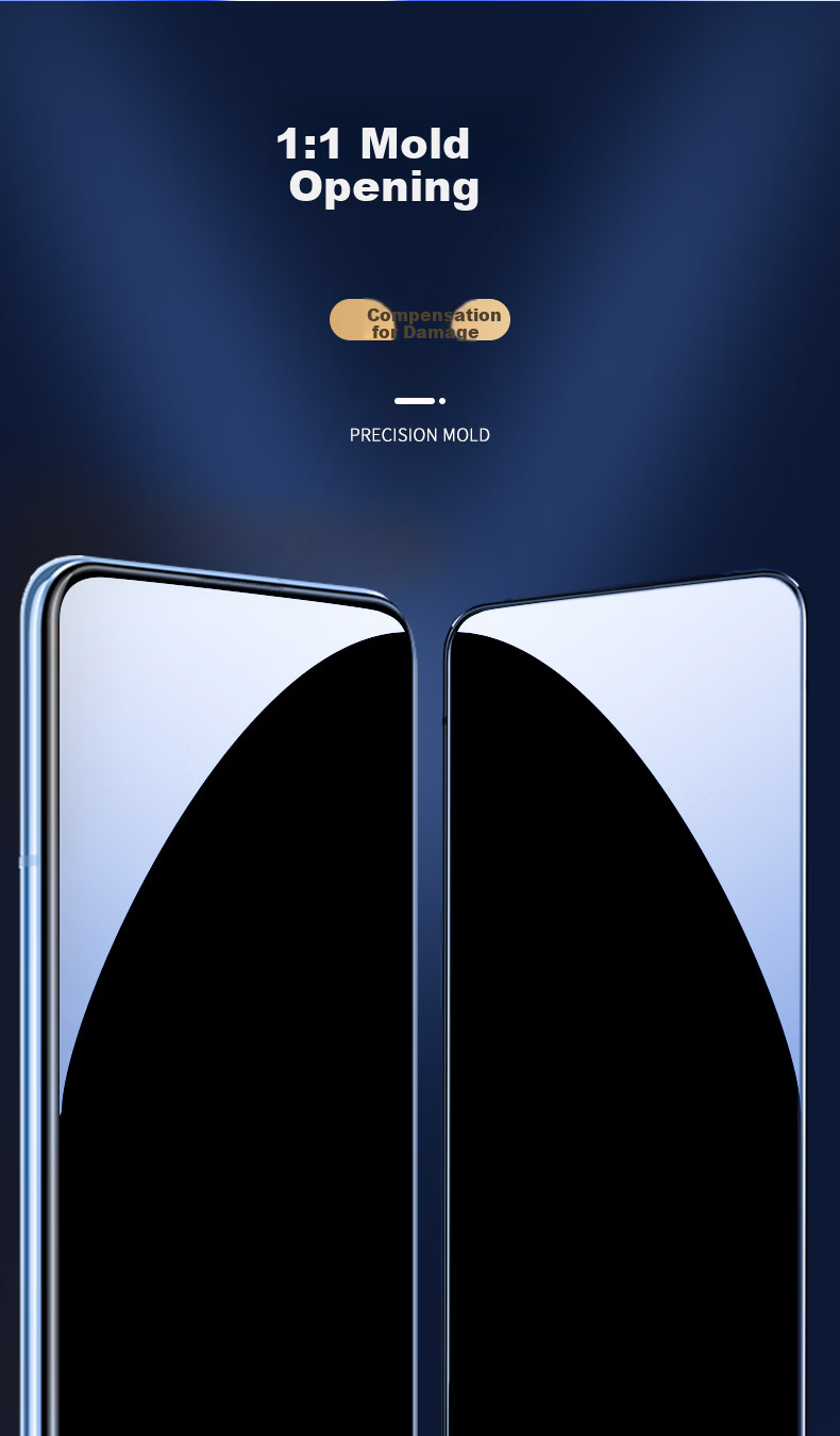 Fangfei Planet [2-Pack] Tempered Glass Screen Protector for OPPO A6s Pro, HD Anti-Fingerprint, Drop-Resistant, Dust-Free Installation Box 3