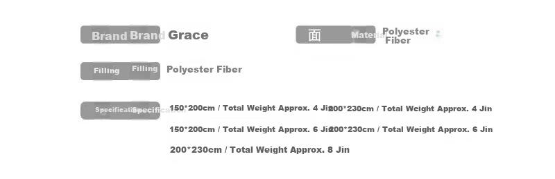 Grace Fiber Quilt Autumn Winter Double Thick Warm Comforter 200*230cm 6 Jin Forest Bear 3