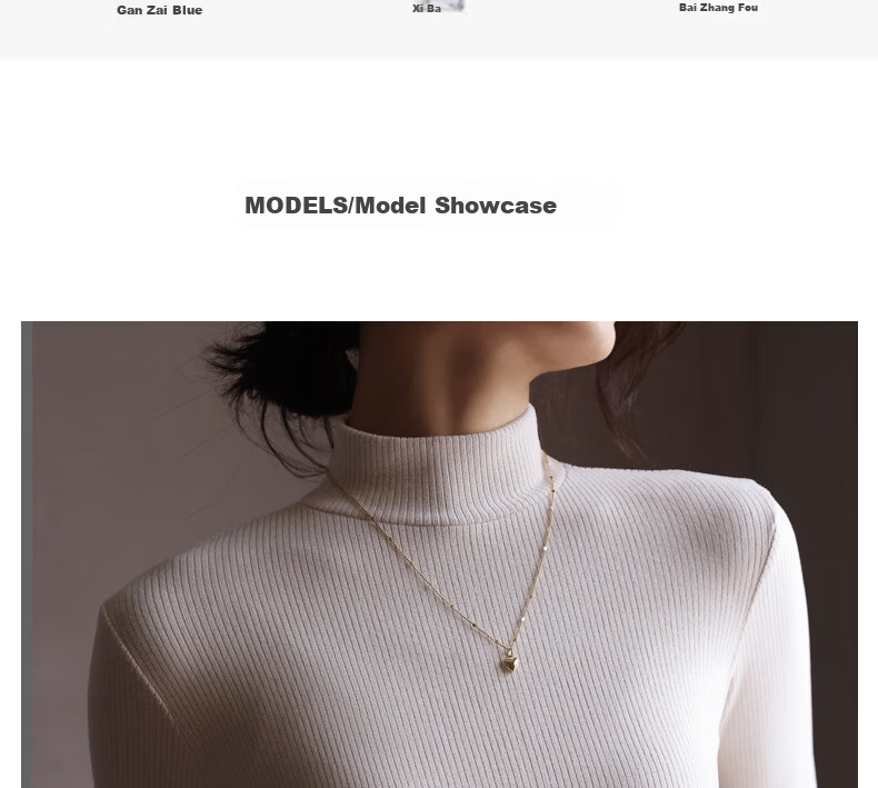 MiiOW Women's Half Turtleneck Fleece-Lined Thickened Base Shirt 2025 New Autumn Winter Warm Inner and Outer Wear Top 16