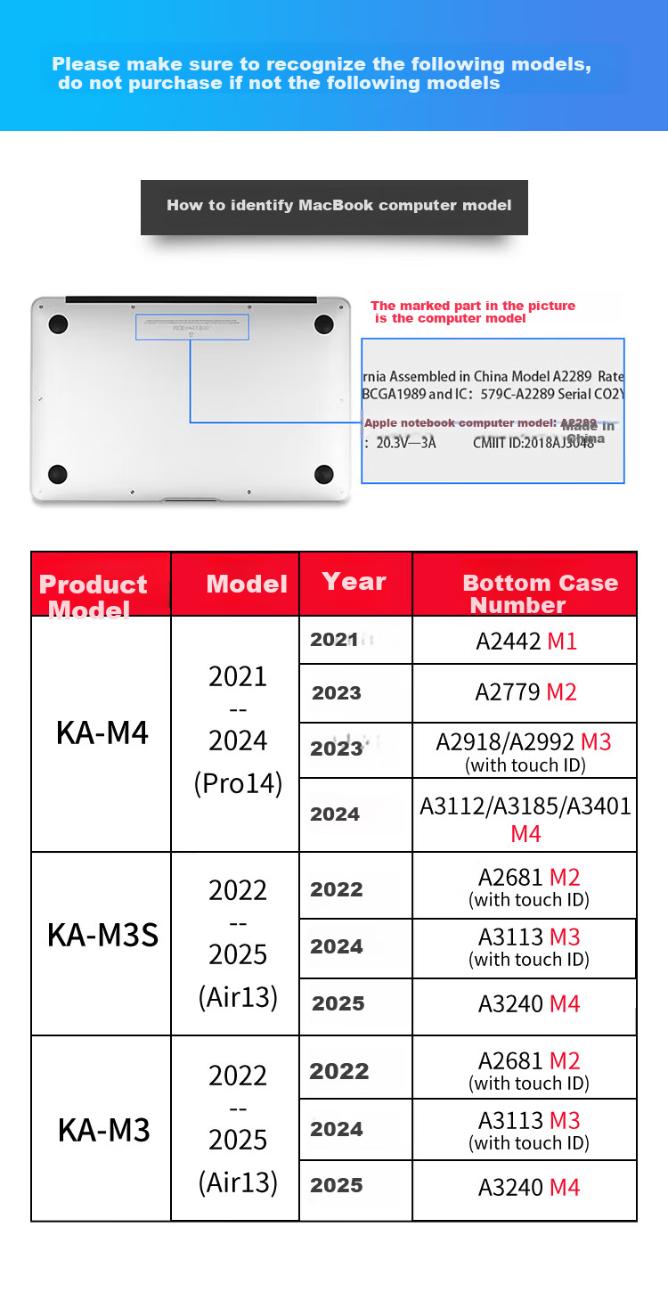 NVV Compatible with MacBook Air 13.6-Inch Protective Case, Suitable for M5/M4/M3/M2, 2026/25/24/22 Laptops, Transparent Shell, KA-M3 Frosted 10