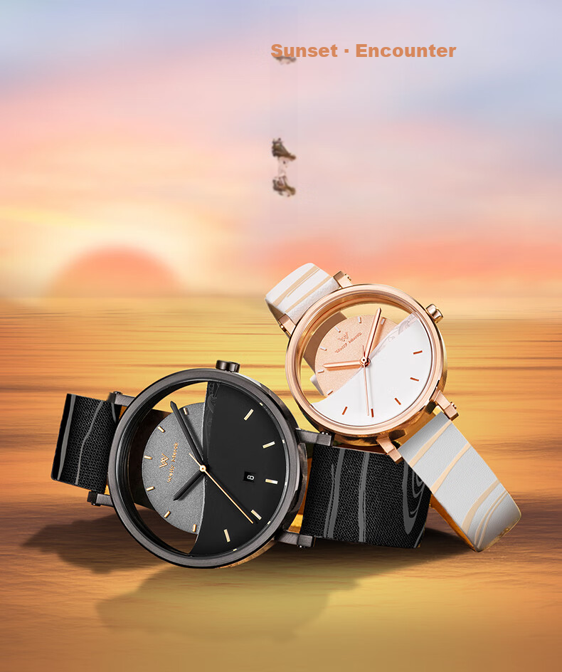 Welly Merck Swiss Brand Original Sunset Series Women's Watch Birthday Gift 17
