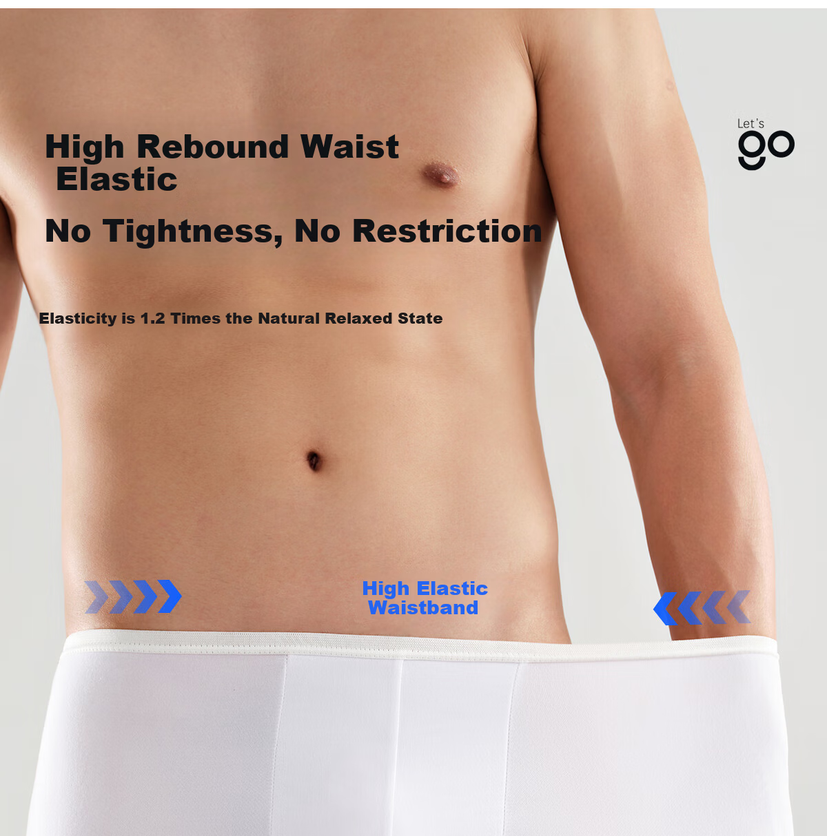 Freego Disposable Men's White Boxer Briefs XL Travel Portable Sterilized 3-Pack Individually Wrapped 8