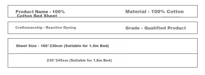 CROWN Single Cotton Bed Sheet 60s 1.8x2.3m 100% Cotton A-Class Student Dormitory Hotel Dustproof Duvet Cover 8
