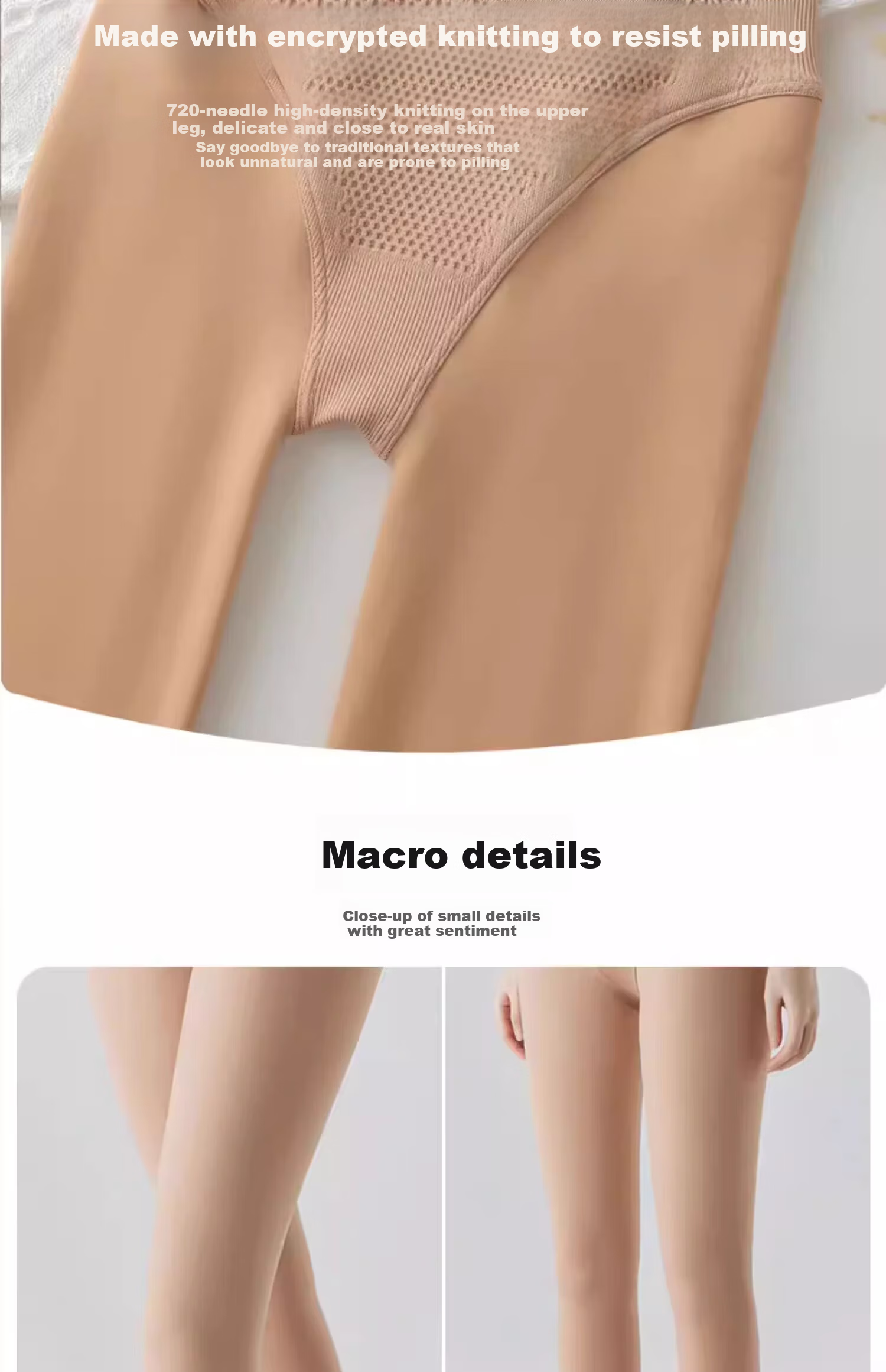 Caramella Autumn Winter Fleece-Lined Thickened Warm Skin-Tone Shiny Tights High-Waist Abdomen Control Butt-Lifting Leggings 12