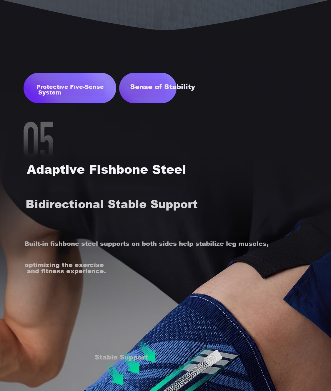 Keep Cushioned Comfortable Functional Knee Brace Meniscus Protection Running Badminton Basketball Breathable Synovitis Support 22