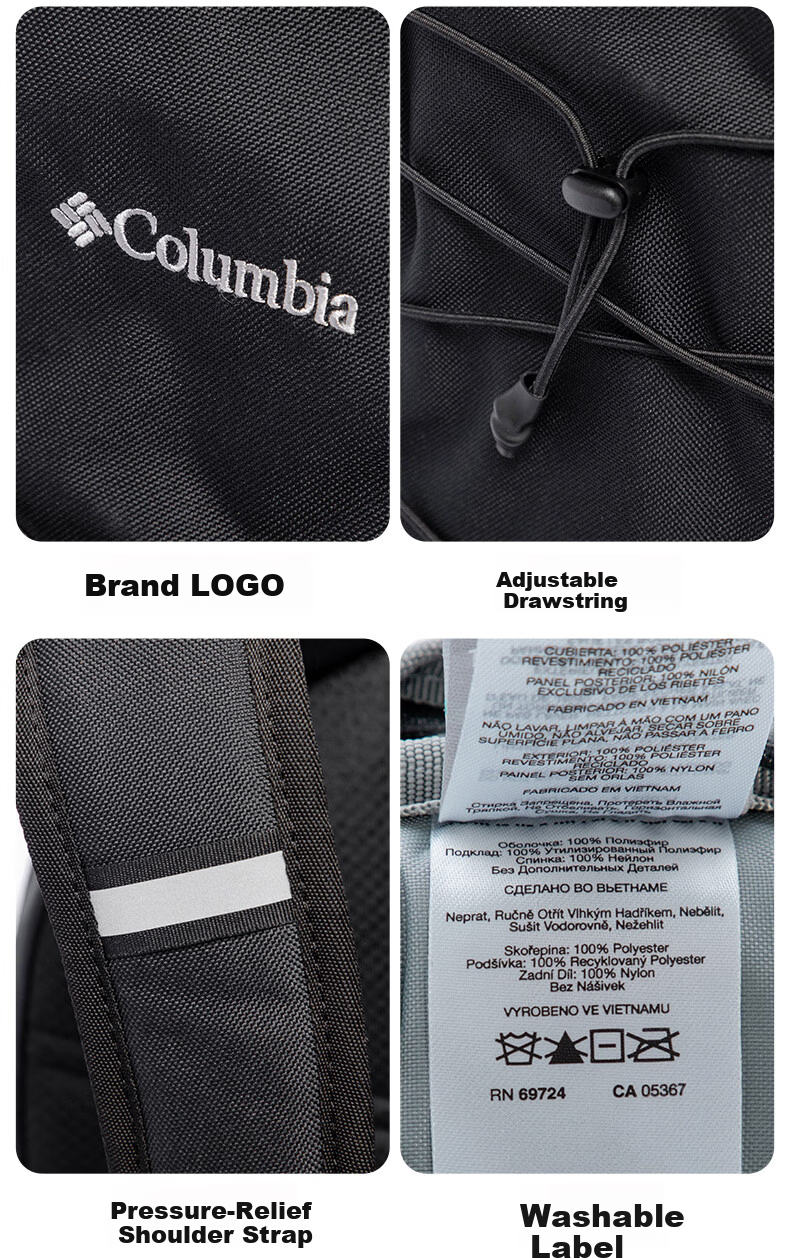 Columbia UU9096 278 Couple's 26L Multifunctional Hiking Travel Backpack 9