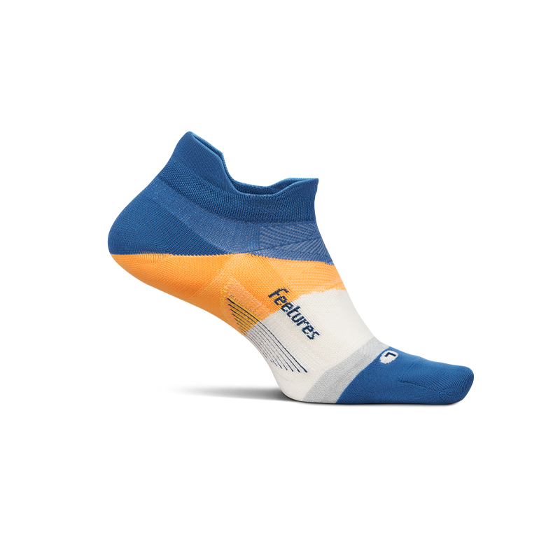 Feetures American Imported Marathon Racing Running Hiking Outdoor Moisture-Wicking Socks, London Limited Edition Cushioned High-Top