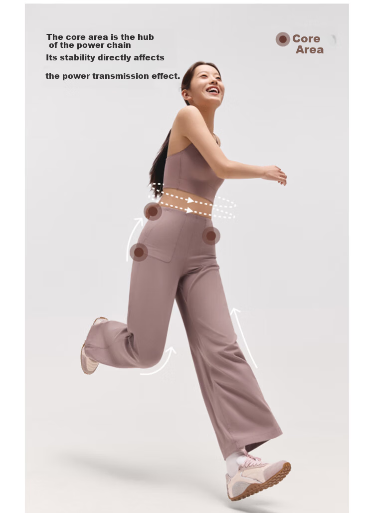Banana Under Loose Wide-Leg Pants Women Casual Comfortable Lightweight Breathable Autumn 25 High Elasticity EL149 9