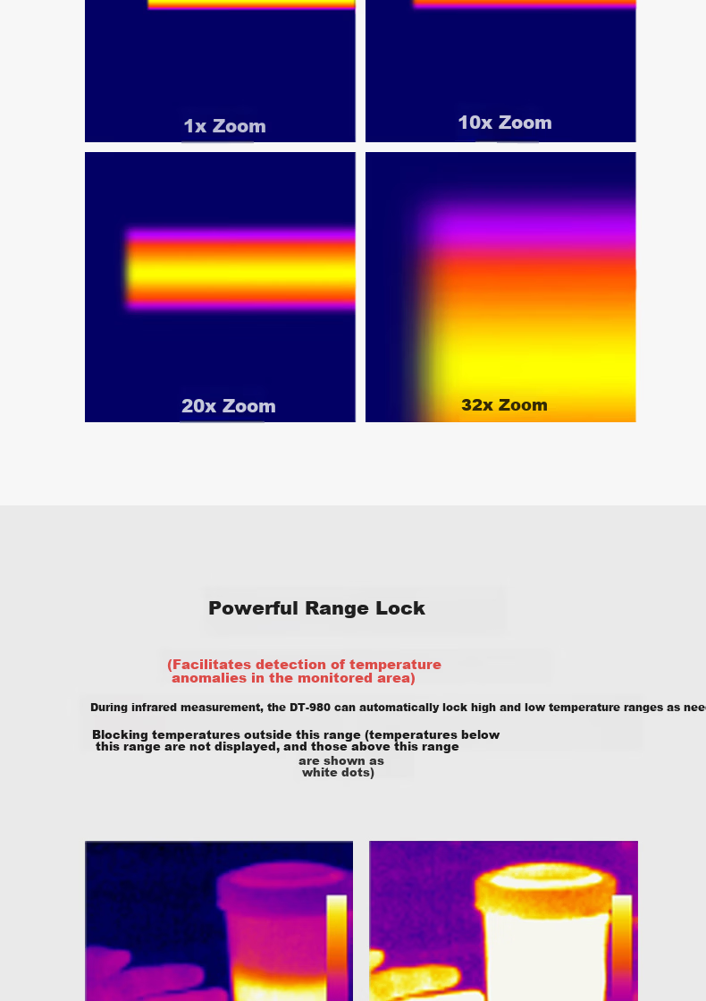 CEM DT-982 High-Definition Infrared Thermal Imager Industrial Thermal Camera Power Line Floor Heating Detection Professional Grade 2