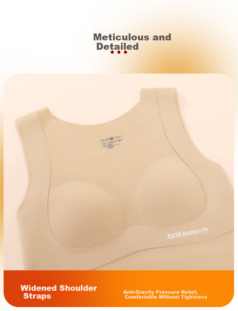 Miiow Thermal Vest for Teen Girls with Chest Pads Seamless Fleece-Lined Winter Base Layer Underwear for Middle and High School Students 10