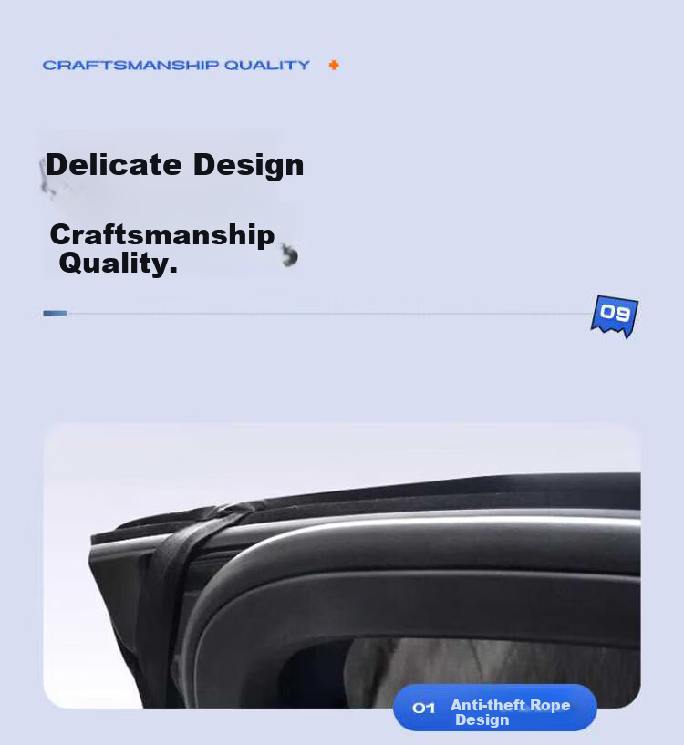AUTOWOEL BYD Han DM-i Snow Cover Car Front Windshield Snow Shield Frost and Freeze Protection Winter Windshield Cover 24