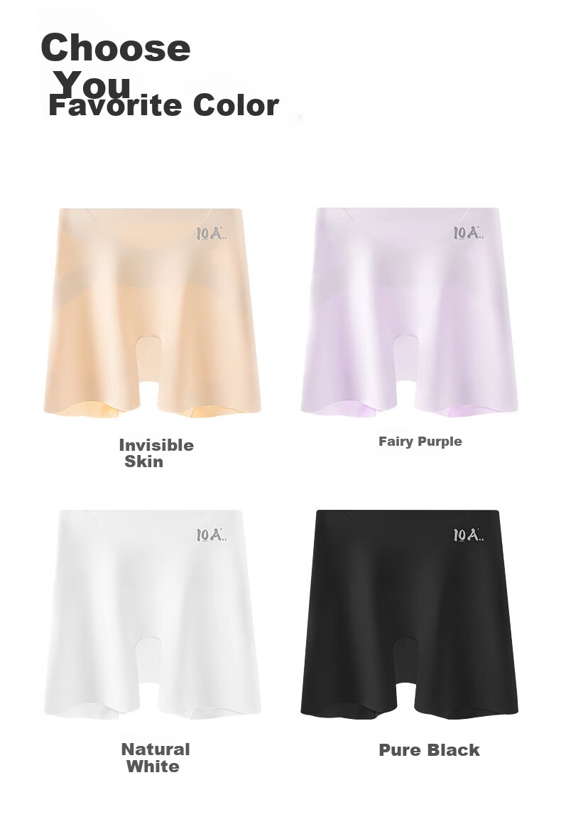 Herbal Original Color 10A Waist Support An Shield Women's Safety Shorts Hip-Lifting Anti-Exposure Comfortable Seamless Ice Silk Leggings 18